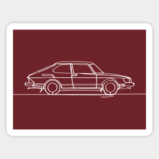 SAAB 900 - Single Line Magnet